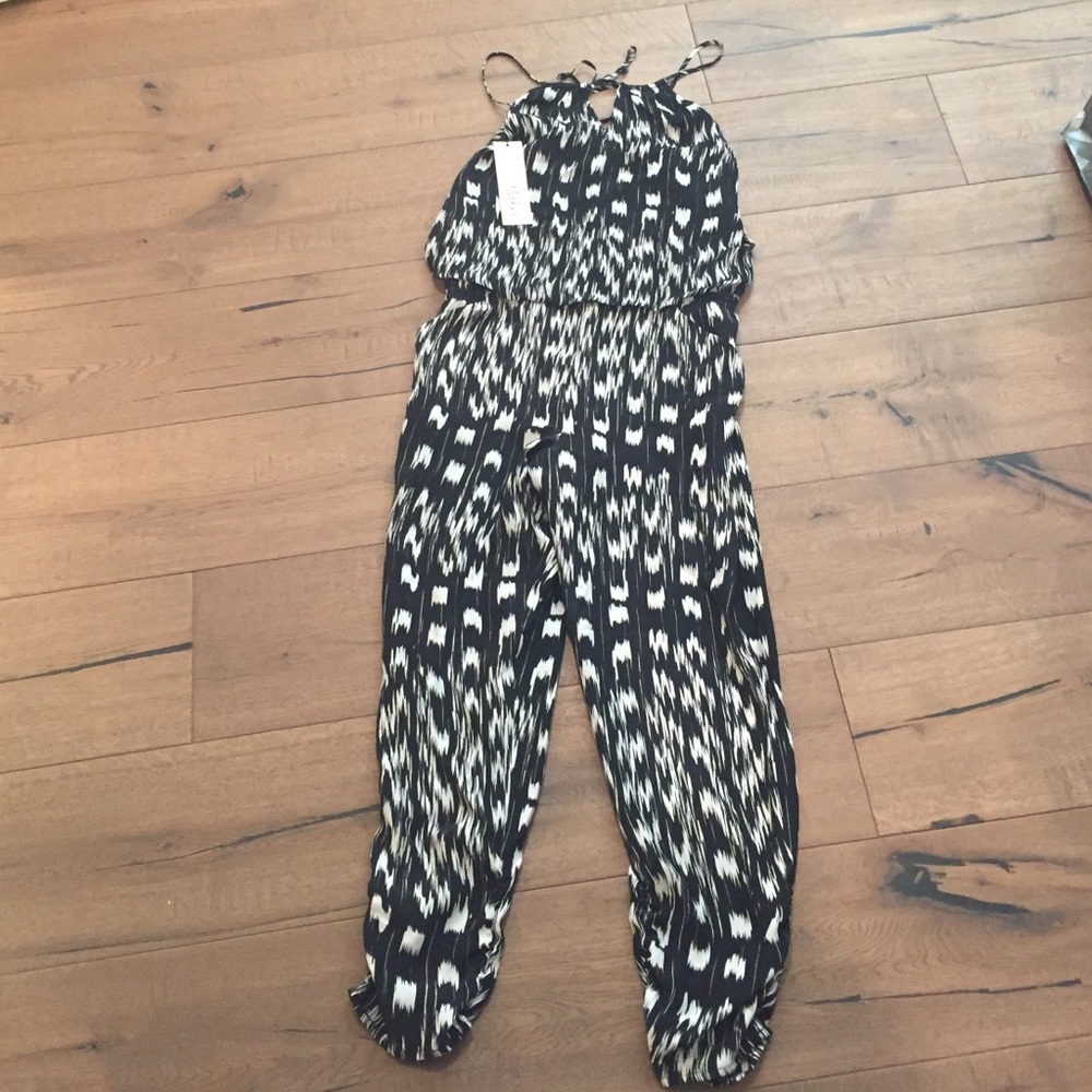 Parker black and white jumpsuit - Picture 2 of 2